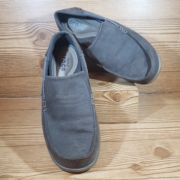 men's crocs santa cruz convertible slip on loafer